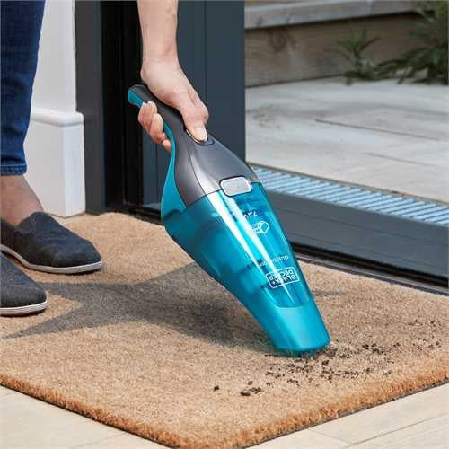 Black & Decker BLACK+DECKER Handstaubsauger – 0,4 l, Akkubetrieb, 1 Stufe, 7,2 V