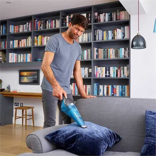 Black & Decker BLACK+DECKER Handstaubsauger – 0,4 l, Akkubetrieb, 1 Stufe, 7,2 V