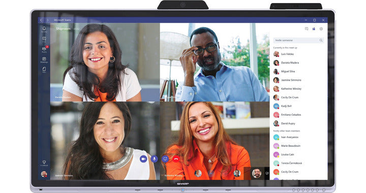 Sharp PN-CD701 – 70" Touch, 3840 × 2160 (4K), Webcam, LAN