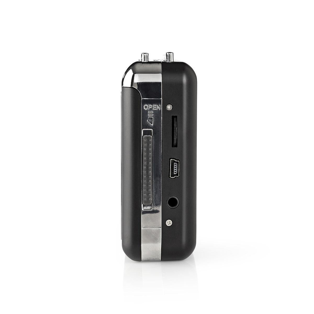 Nedis Kassetten-Adapter – Kassetten-Digitalisierer, Micro-USB, 3,5 mm – Grau