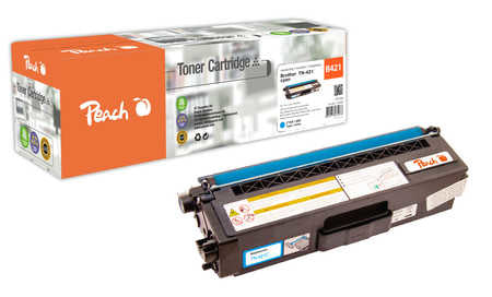 Peach TN-421 (PT790) Cyan Toner – kompatibel – 1'800 Seiten – für Brother MFC-L 8900 CDW/HLL 8360 CDW