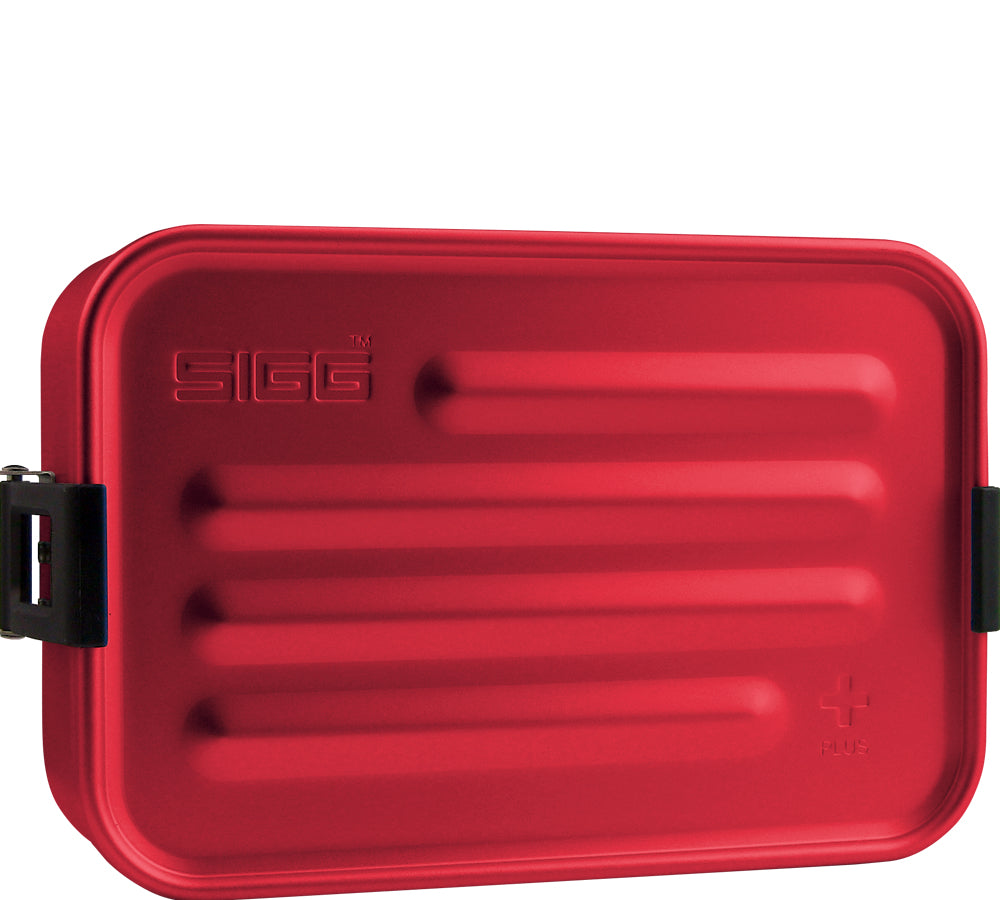 SIGG Lunchbox 800 ml, 11,7 × 17 × 6 cm, Aluminium/Polypropylen (PP)/Silikon, BPA-frei, rot