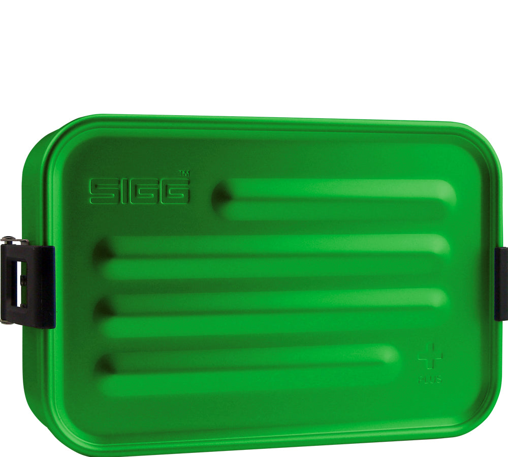 SIGG Lunchbox 800 ml, 11,7 × 17 × 6 cm, Aluminium/Polypropylen (PP)/Silikon, grün