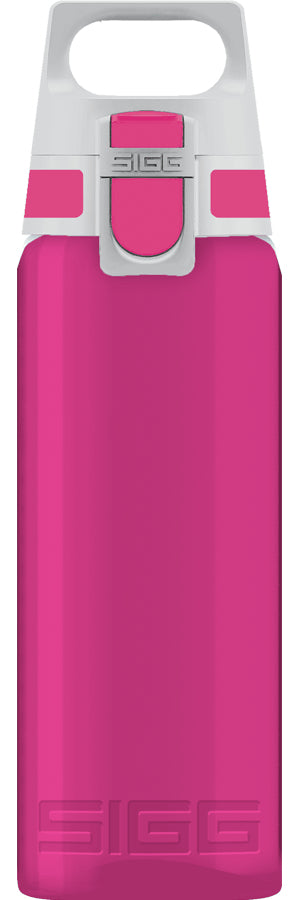 SIGG Total Color One Kindertrinkflasche 600 ml – Druckknopfdeckel, BPA-frei, Tritan