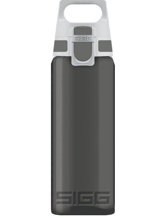 SIGG Total Color One Kindertrinkflasche 600 ml – Tritan, Klappdeckel, Anthrazit