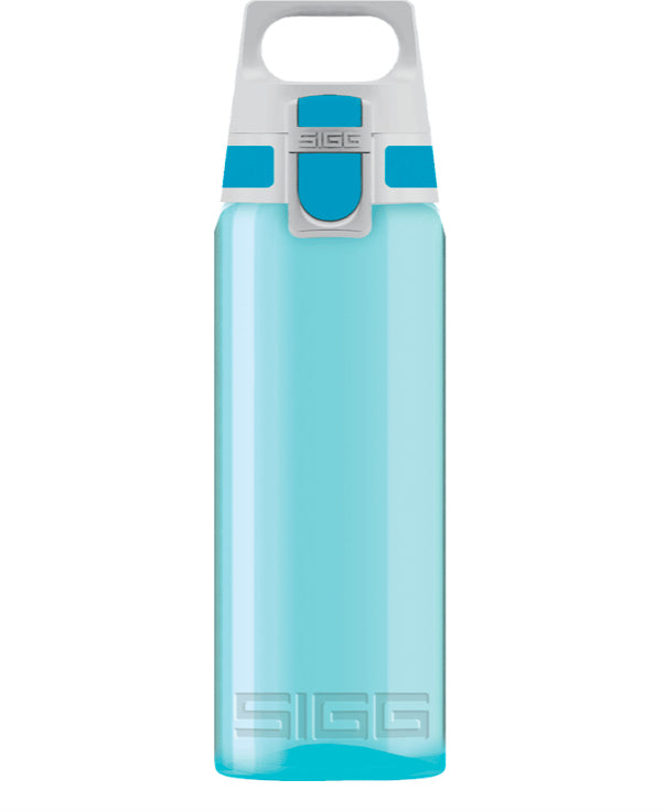 SIGG Total Color One Kindertrinkflasche 600 ml – Druckknopfdeckel, BPA-frei, Tritan
