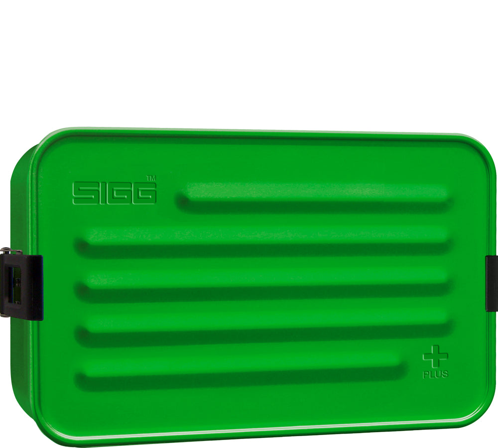 SIGG Lunchbox 1,4 L, 14,5 × 22,9 × 6 cm, Aluminium/Polypropylen (PP), Grün