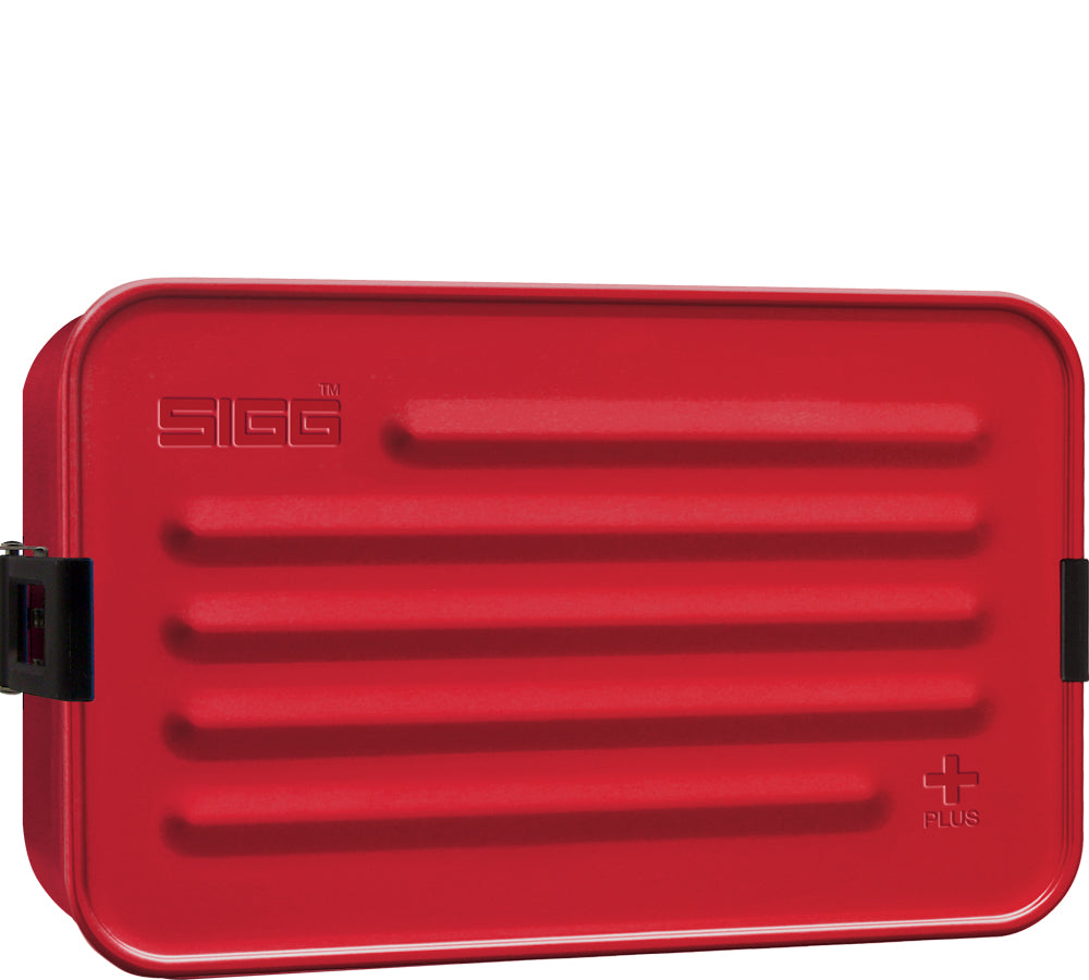SIGG Lunchbox 1,4 L, 14,5 × 22,9 × 6 cm, Aluminium/Polypropylen (PP), Rot