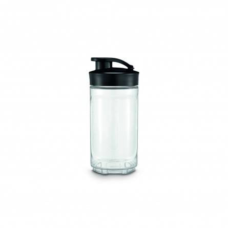 WMF Trinkflasche Mini – 300 ml – für Kult X Mix and Go, Tritan, Schwarz