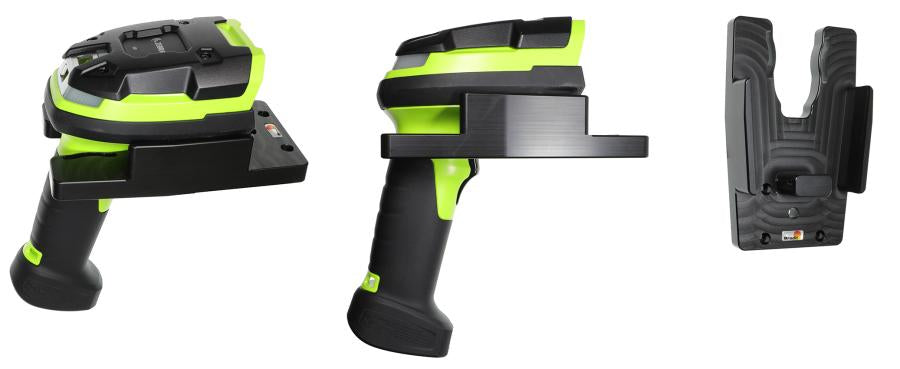 Brodit Auto-Halterung, Schraubbefestigung, Passiv – für Smartphones – Schwarz/Grün, Kunststoff