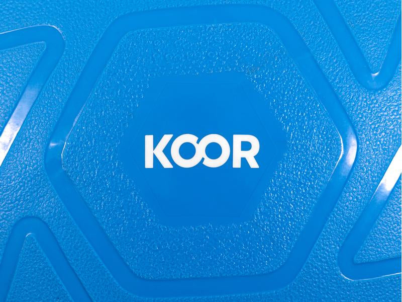 KOOR Sitzball – PVC – Blau, Ø 75 cm, bis 500 kg