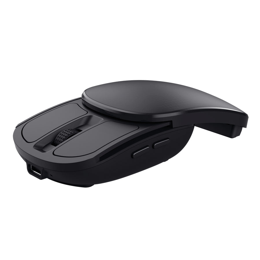 Trust Zylo Mobile Maus – kabellos, USB-C, beidhändig, schwarz