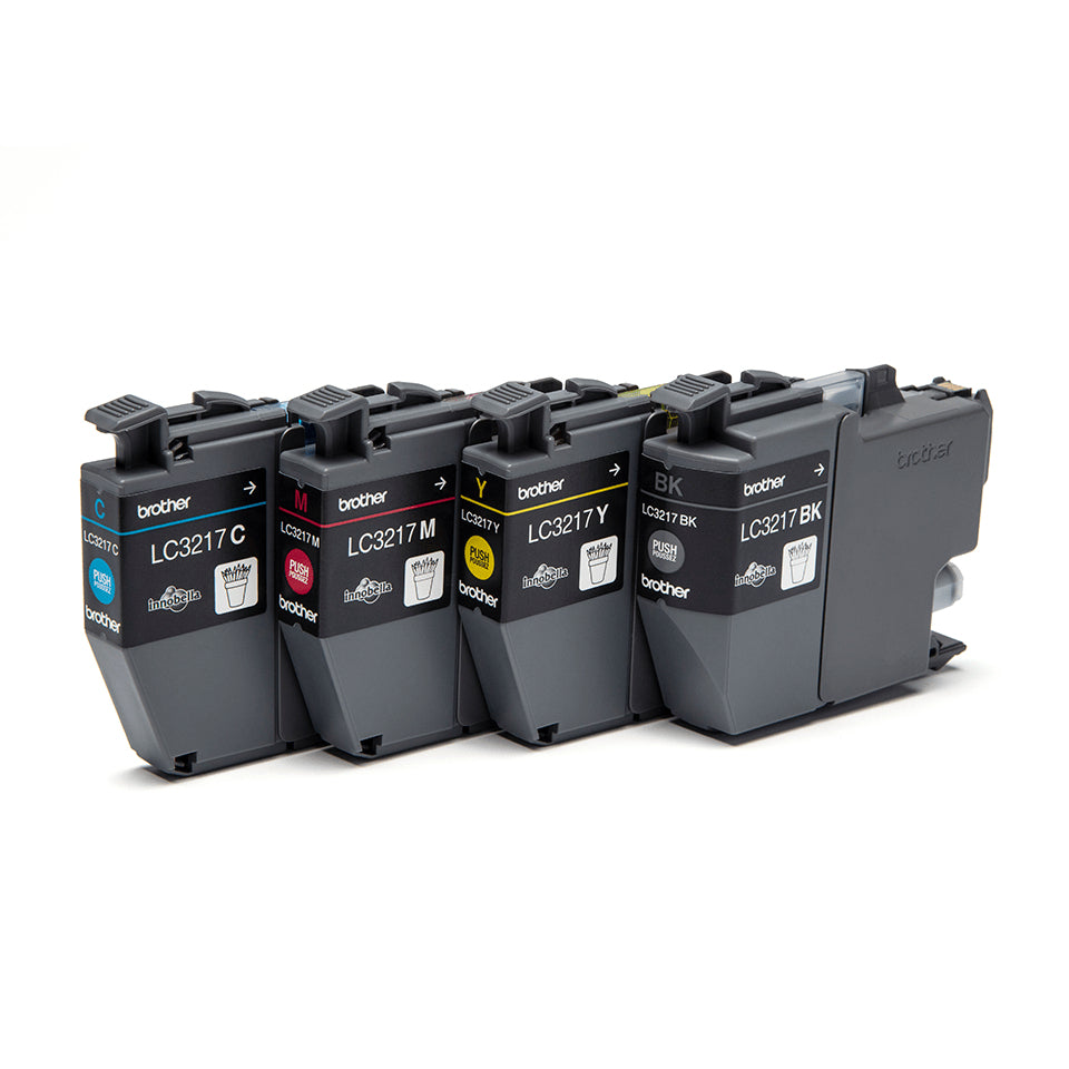 Brother Tintenpatronen-Multipack LC-3217VAL, CMYK, 4er-Pack, Original