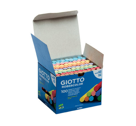 Giotto Robercolor Wandtafelkreide – 100er-Box, Mehrfarbig