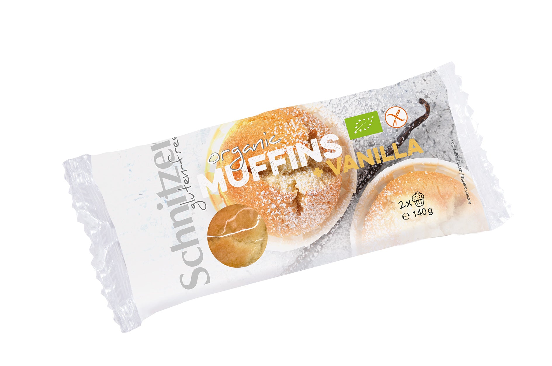 Schnitzer Muffin – Vanille, bio, glutenfrei – 2 × 70 g