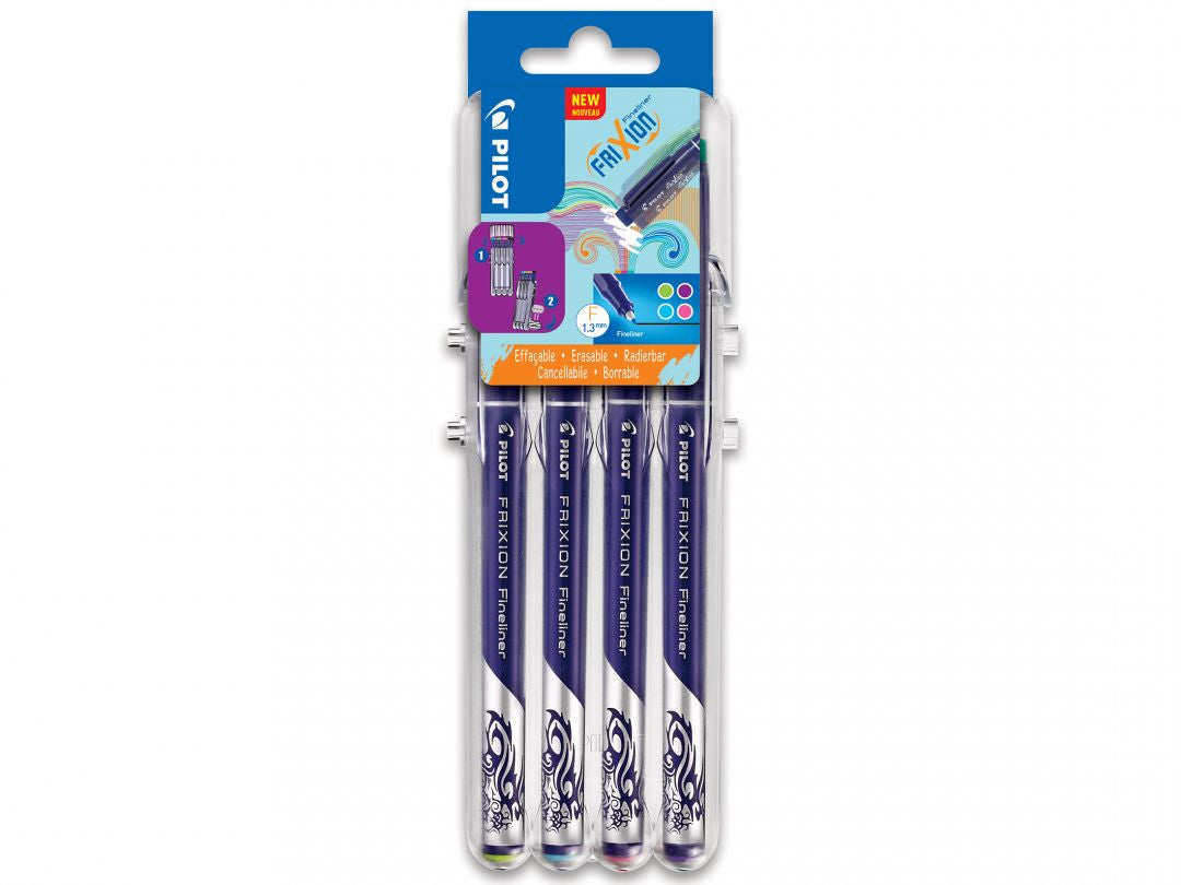 Pilot Fineliner – 4er-Set 1,3 mm – sortiert