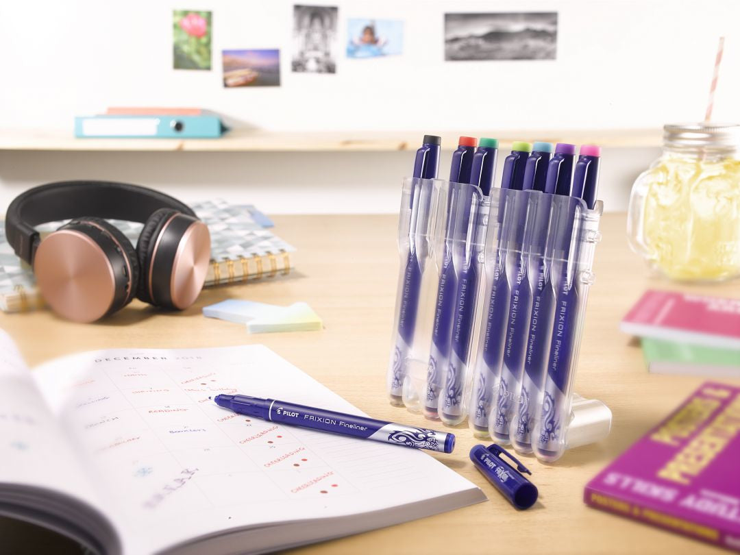 Pilot FriXion Set2Go Fineliner – 8er-Set 1,3 mm – 8 Farben, sortiert