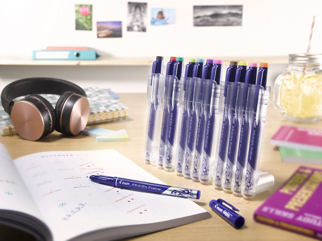 Pilot FriXion Set2Go Fineliner – 12er-Set 1,3 mm – 12 Farben, sortiert