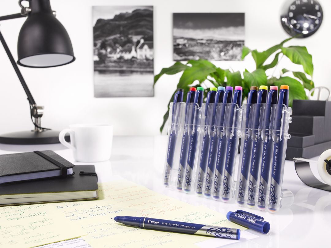 Pilot FriXion Set2Go Fineliner – 12er-Set 1,3 mm – 12 Farben, sortiert