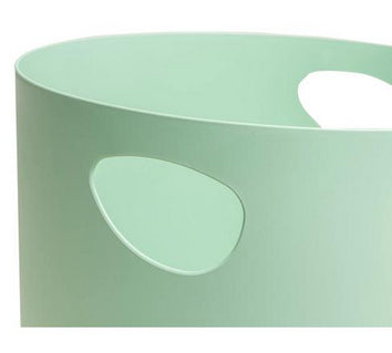Exacompta Papierkorb – 15 l – Kunststoff (PP), rund – salbeigrün