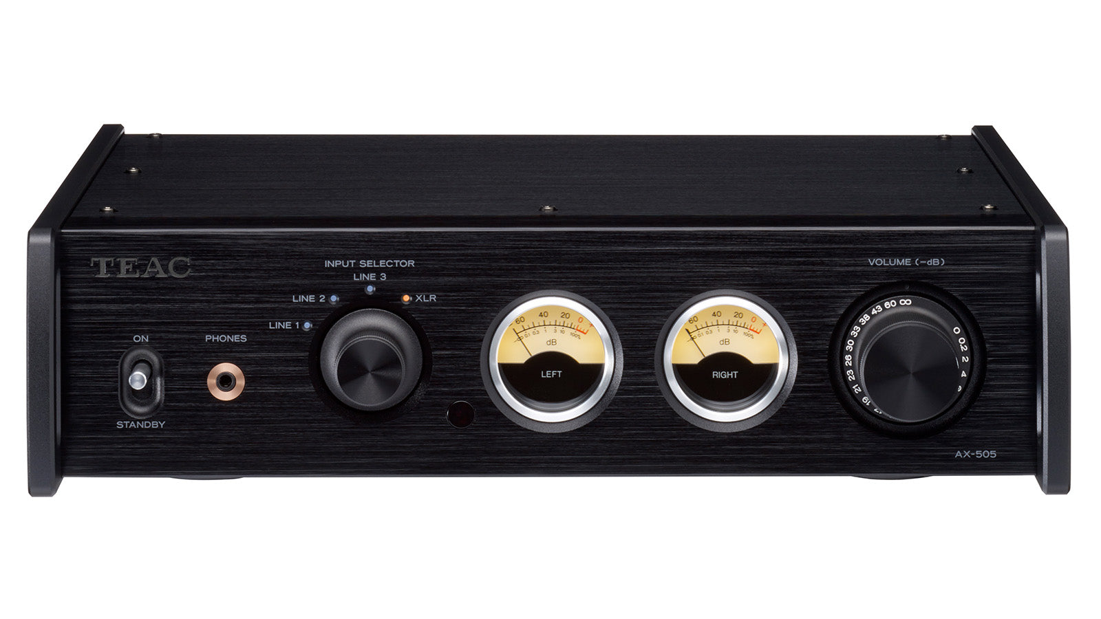 TEAC AX-505-B – Stereo-Vollverstärker, USB/DAC, 2,0 Kanäle, 115 W (4 Ω)