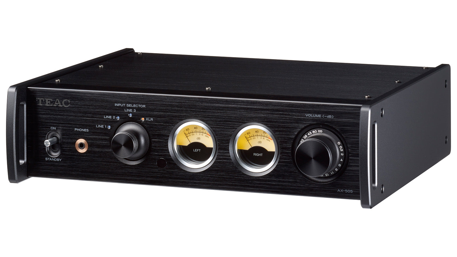 TEAC AX-505-B – Stereo-Vollverstärker, USB/DAC, 2,0 Kanäle, 115 W (4 Ω)