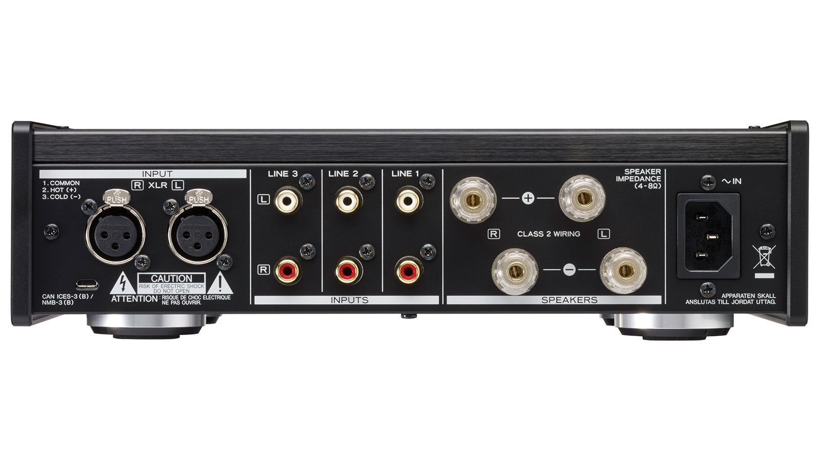 TEAC AX-505-B – Stereo-Vollverstärker, USB/DAC, 2,0 Kanäle, 115 W (4 Ω)