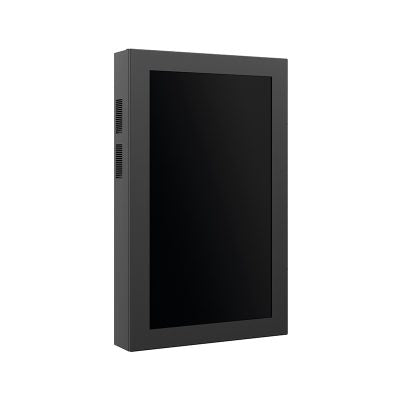 Hagor SOPW 55" Portrait – Outdoorgehäuse, IP65, 6,4 mm Sicherheitsglas, Klima, für 55" (Hochformat)