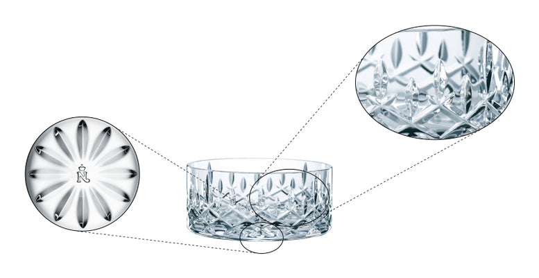 Nachtmann Dessertschale Noblesse – 2er Set, 310 ml, Ø 11 cm, Glas, Transparent, spülmaschinenfest