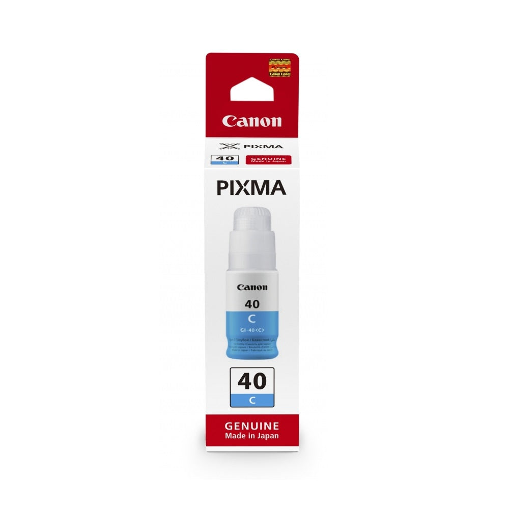 Canon GI-40C Cyan Tintenpatrone (Original) – 70 ml – für Pixma G5040/G6040/GM2040