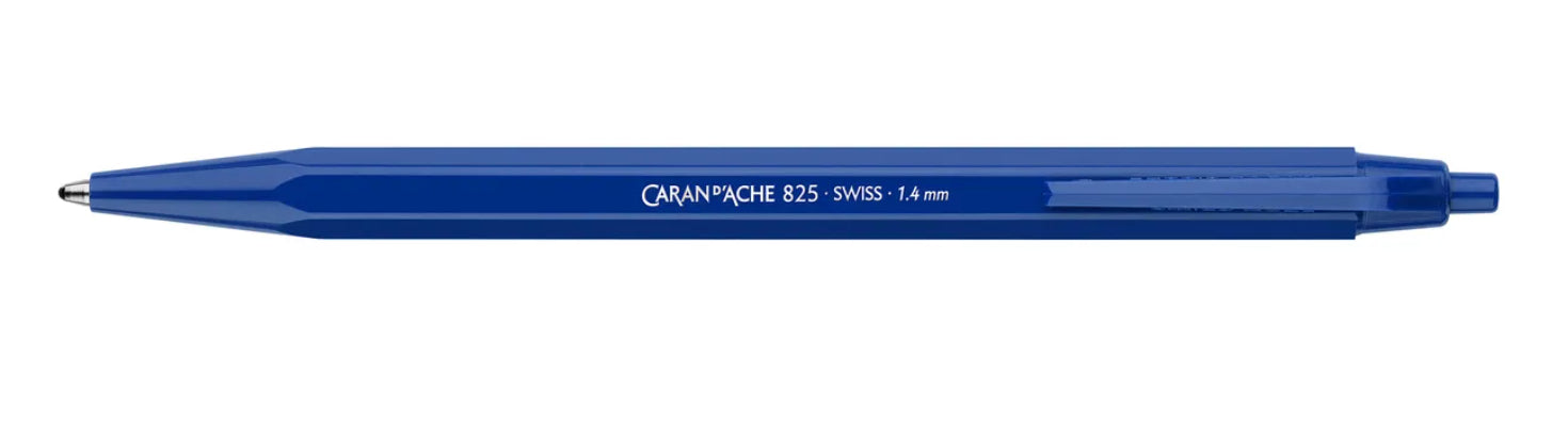 Caran d-Ache Caran d'Ache 825 Kugelschreiber – 10er Pack, Blau, Druck, ABS
