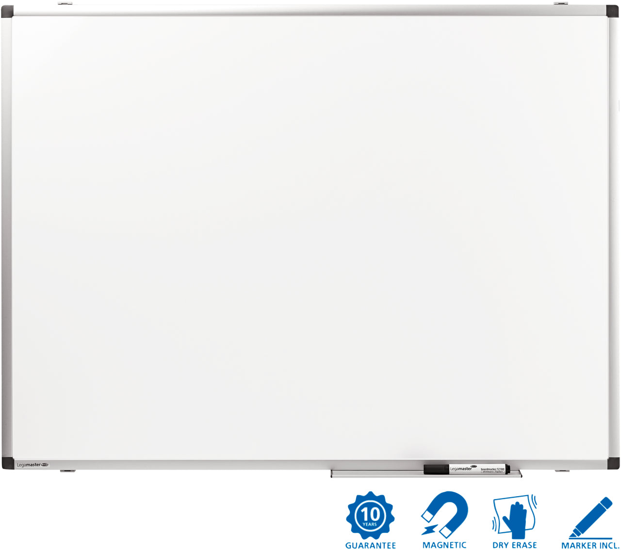 Legamaster Weisswandtafel – Premium, 75 × 100 cm, Aluminiumrahmen