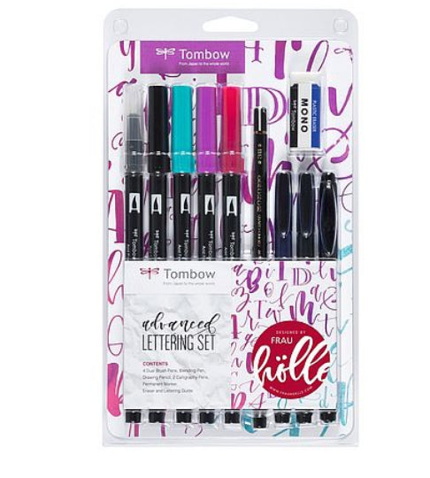 Tombow Bastelset Handlettering – für Fortgeschrittene – 4 ABT Dual Brush Pens