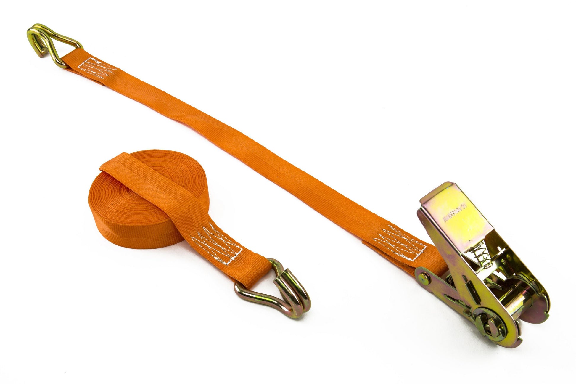 Zurrfix Zurrgurt 4 m × 25 mm, orange, mit Ratsche, Zugkraft 800 N, für Auto