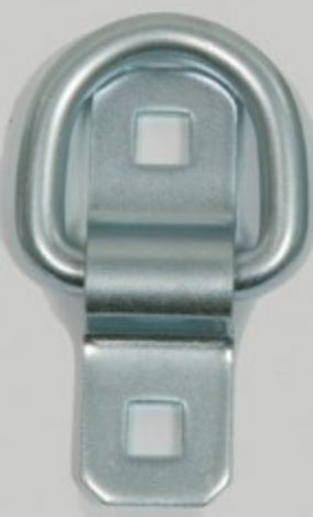 Zurrfix Zurrbügel 90 × 30 × 61 mm, Stahl, Silber, 51 kg, für PKW