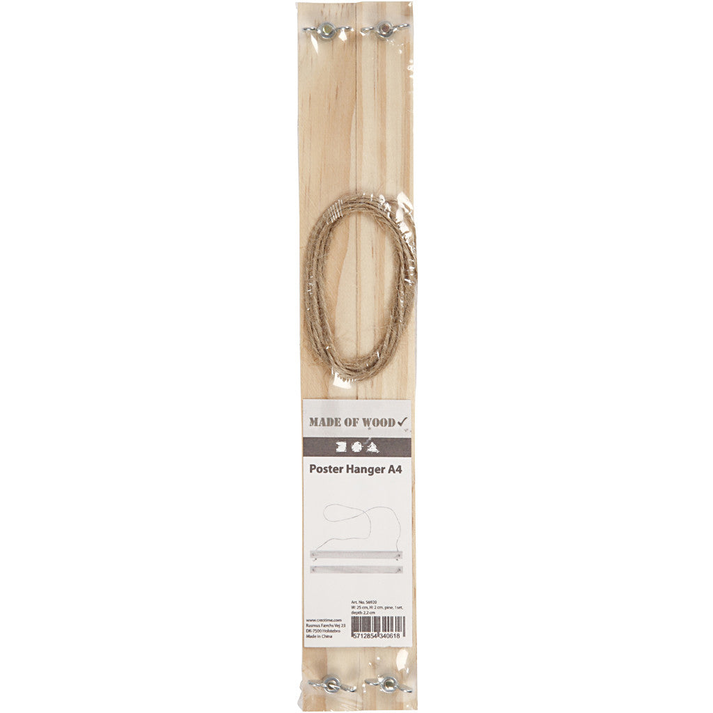 Creativ Company Bilderrahmen – für 21 × 29,7 cm – Kiefer, braun
