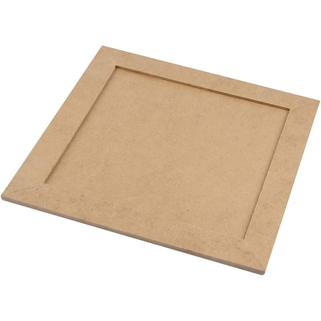 Creativ Company Bilderrahmen – für 18 × 18 cm – MDF, natur