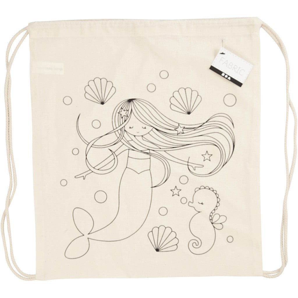 Creativ Company Sportrucksack – Kordelzug, Baumwolle – Hellnatur