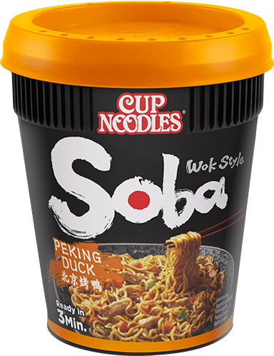 Nissin Soba Instantnudeln Peking-Ente Becher – 87 g