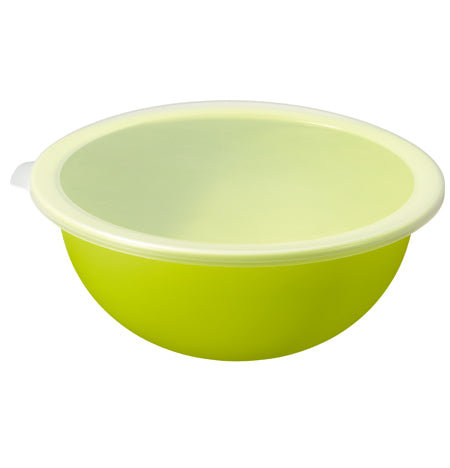 Rotho Schüssel Caruba – 4,8 l – mit Deckel, stapelbar – PP – grün – 32,2 × 13,3 × 30,5 cm