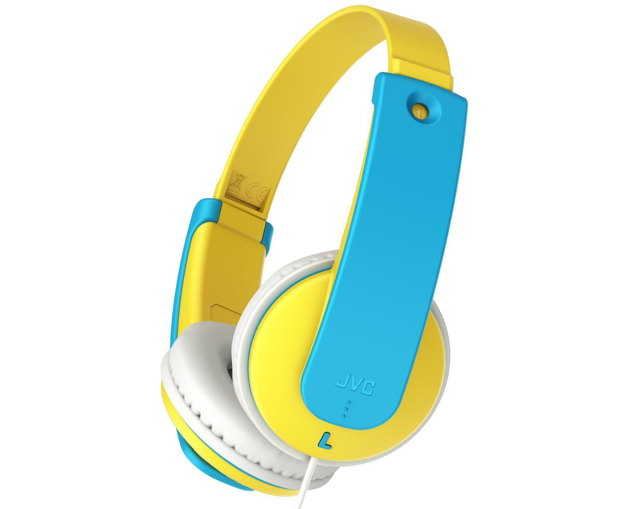 JVC HA-KD7-YN Kinderkopfhörer – On-Ear, Kabelgebunden, 3,5 mm Klinke, Gelb