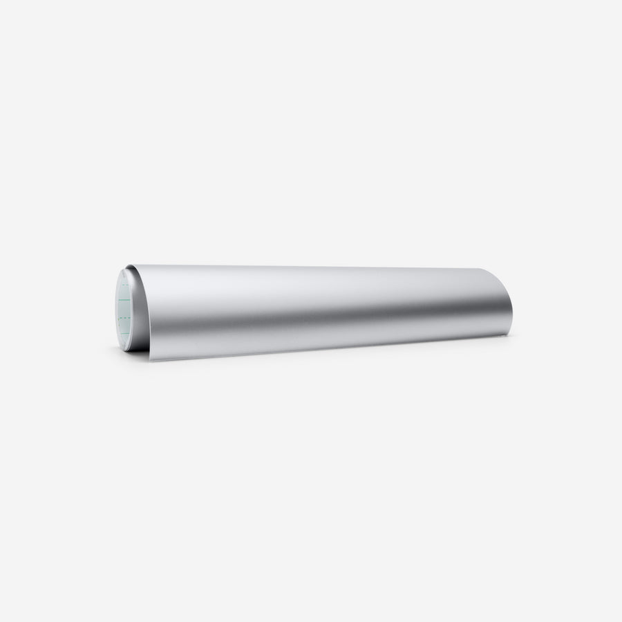 Cricut Vinylfolie matt-metallic, selbstklebend – Silber – 24,1 × 91,4 cm – für JOY Xtra Schneideplotter