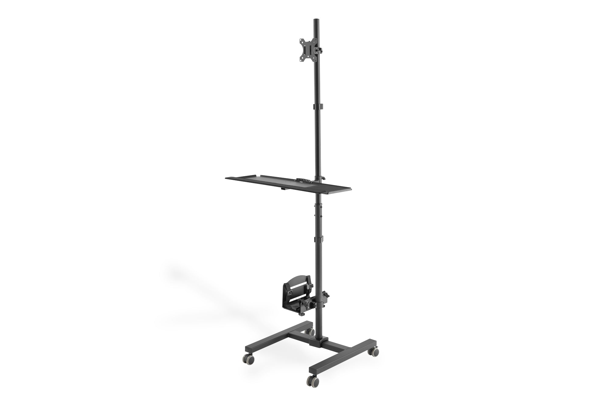 Digitus Workstation – Bodenständer/TV-Wagen – 17–32" – VESA 75×75/100×100 mm – bis 8 kg/Monitor