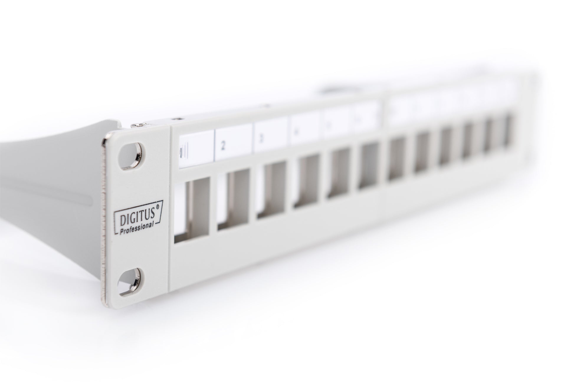 Digitus Rangierpanel 19" 1U, 12-Port – Grau