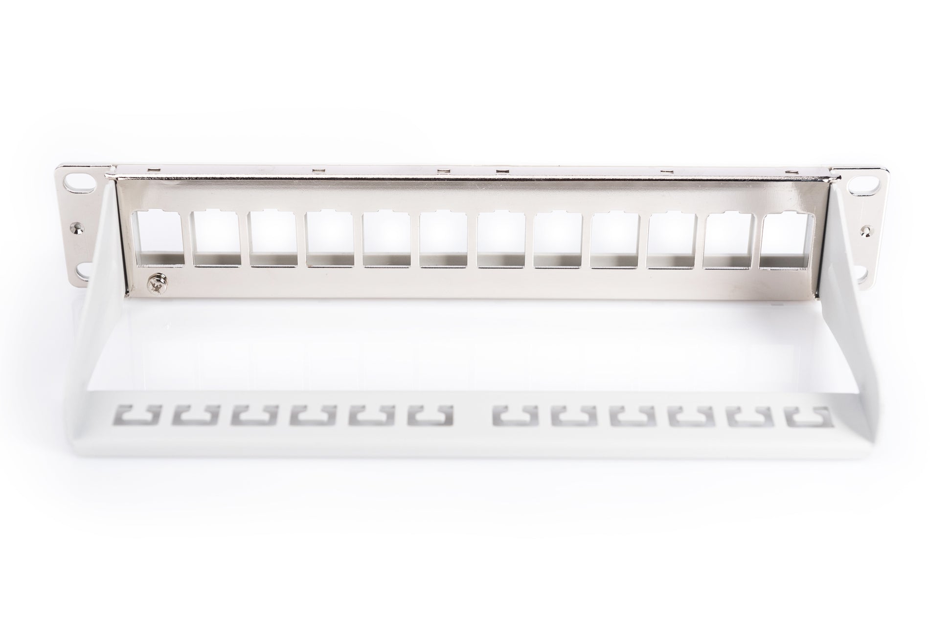 Digitus Rangierpanel 19" 1U, 12-Port – Grau