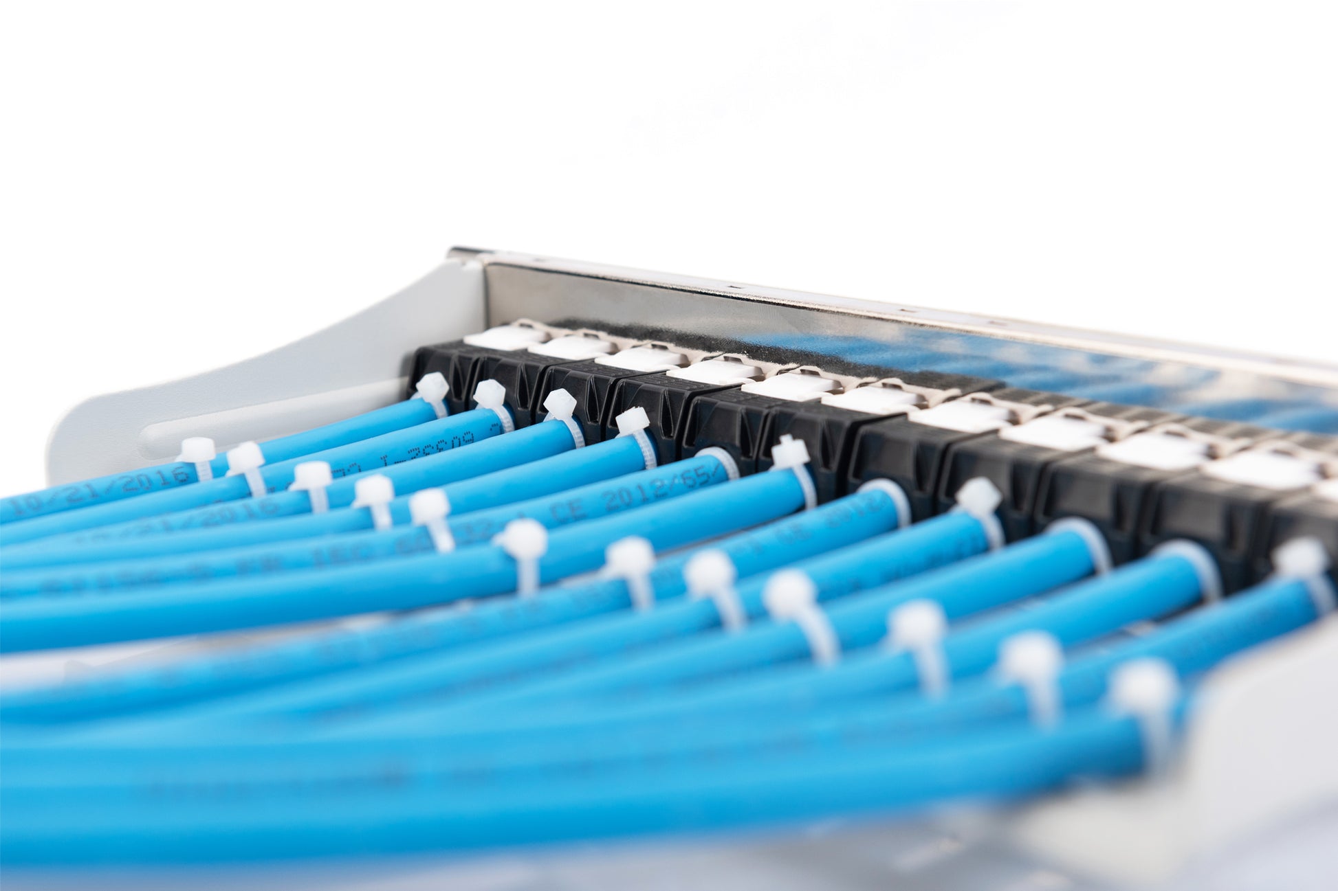 Digitus Rangierpanel 19" 1U, 12-Port – Grau