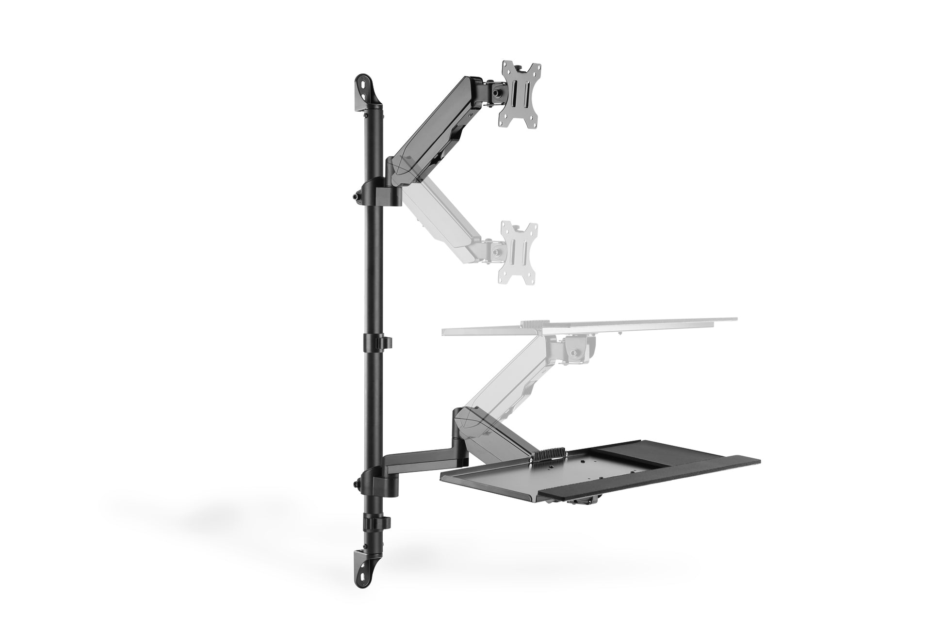 Digitus Wandhalterung, 1 Monitor, höhenverstellbar