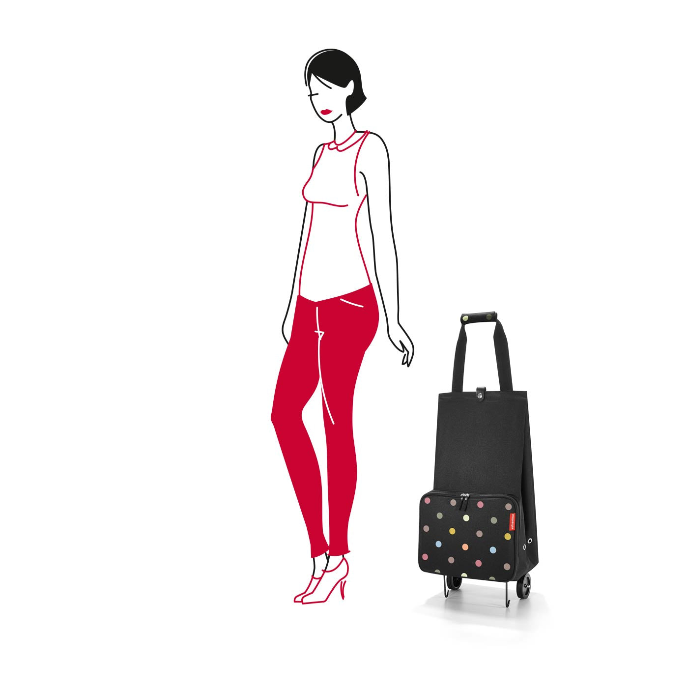 Reisenthel Stofftasche, Polyester, Mehrfarbig, 290×660×270 mm