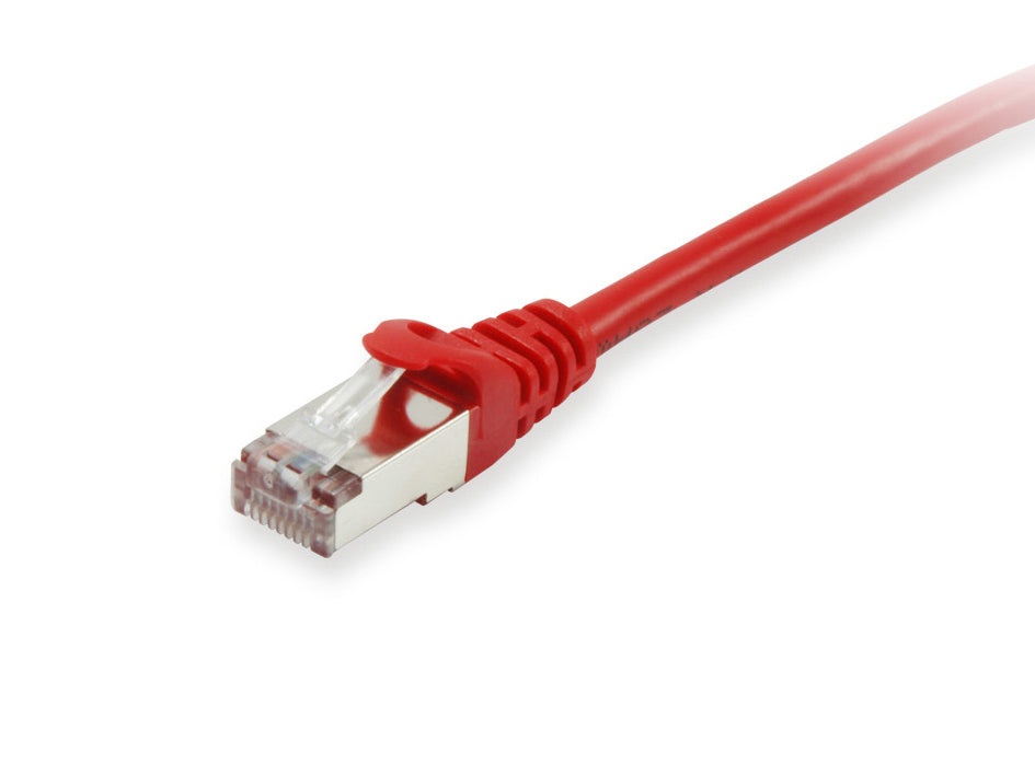 Equip Cat6a Patchkabel – S/FTP (S‑STP), 0,25 m, Rot, LSZH, RJ‑45