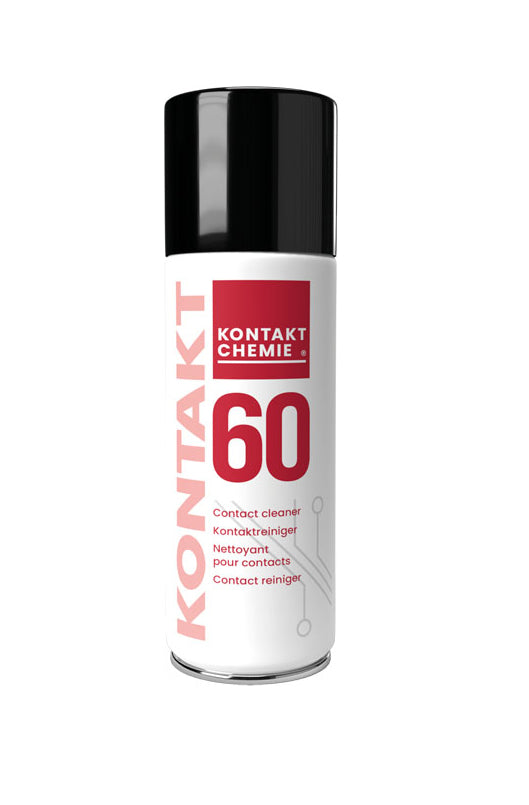 Kontakt Chemie KONTAKT 60 Kontaktspray – für elektrische Kontakte – 12er-Pack, 200 ml